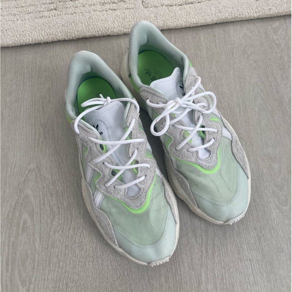 Adidas Ozweego lime and beige sneakers - Picture 4 of 7